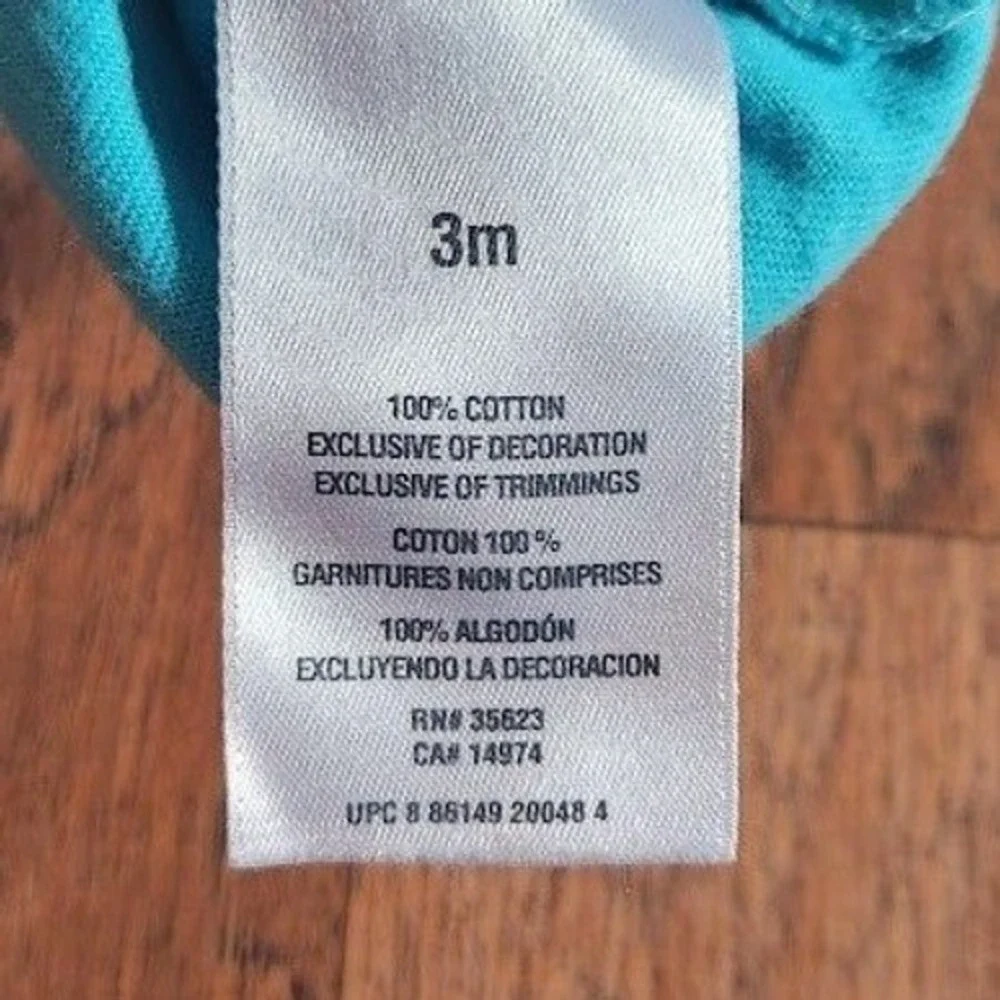 Carters Baby Girl Teal Blue White Polka Dot Romper Sunsuit 3 Months Snap 422